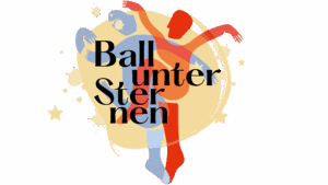 Logo Ball unter Sternen